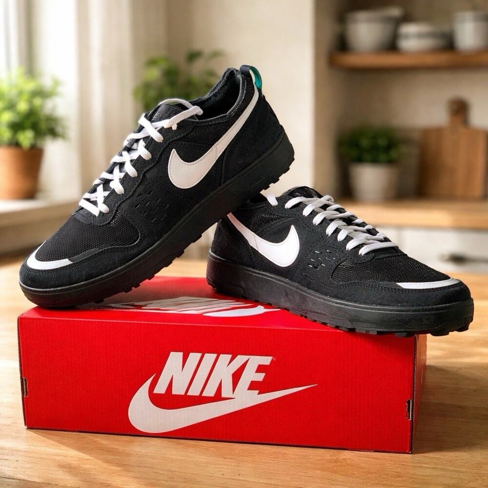 NWT Size 10 US MEN. Nike C1TY Black Summit/ White. FZ3863006￼no Box Top